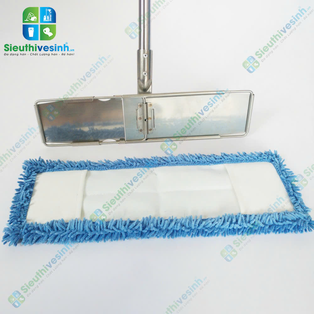 Bộ cây lau nhà san hô chữ T 45cm (bao gồm miếng lau) Loại 2 - Hình 4