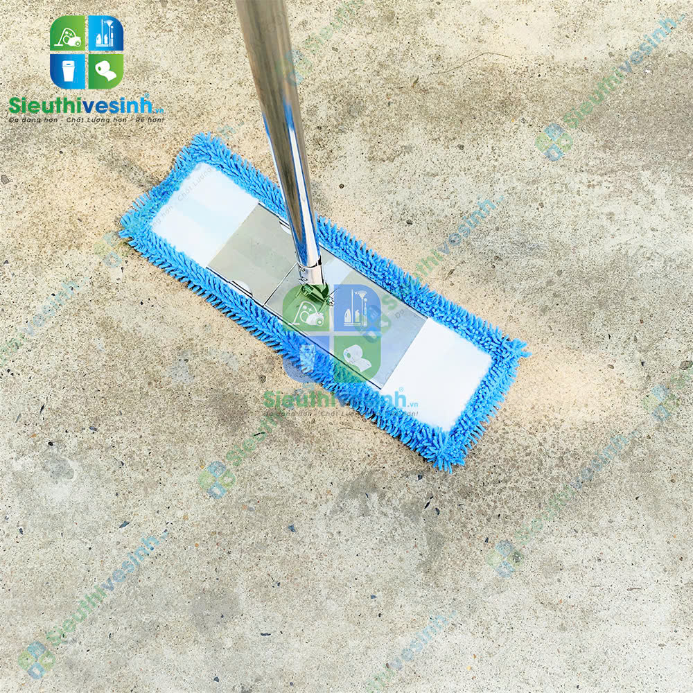 Bộ cây lau nhà san hô chữ T 45cm (bao gồm miếng lau) Loại 2 - Hình 5