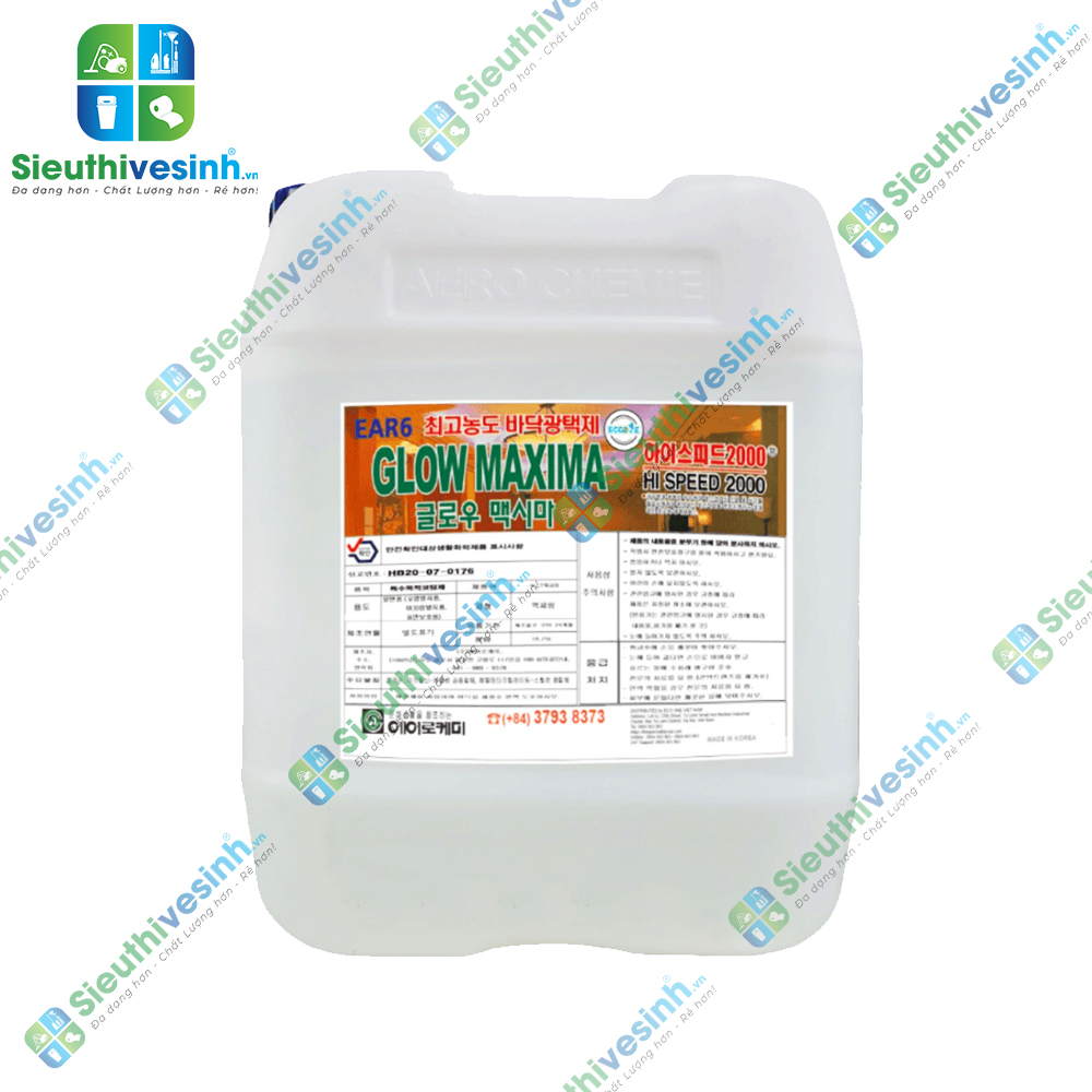 Chất đánh phủ bóng sàn siêu cấp Ear6 Glow Maxima 18.75L