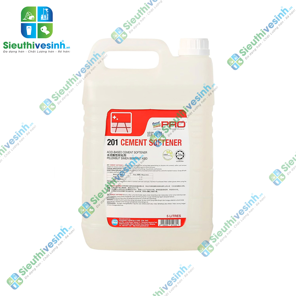Chất làm mềm xi măng Goodmaid PRO Cement Softener GMP 201 - 5L