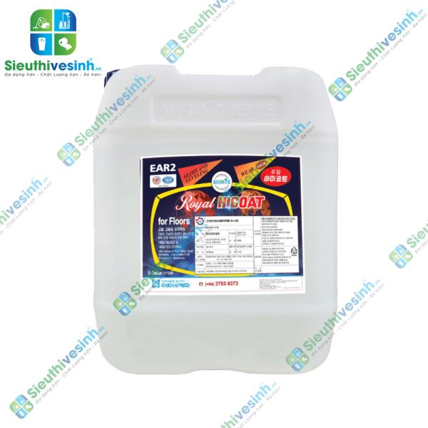 Chất phủ bóng sàn cao cấp Ear2 Royal Hicoat can 18.75L