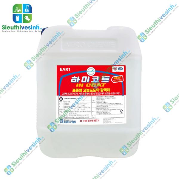 Chất phủ bóng sàn tiêu chuẩn Ear1 Hi-Coat can 18.75L