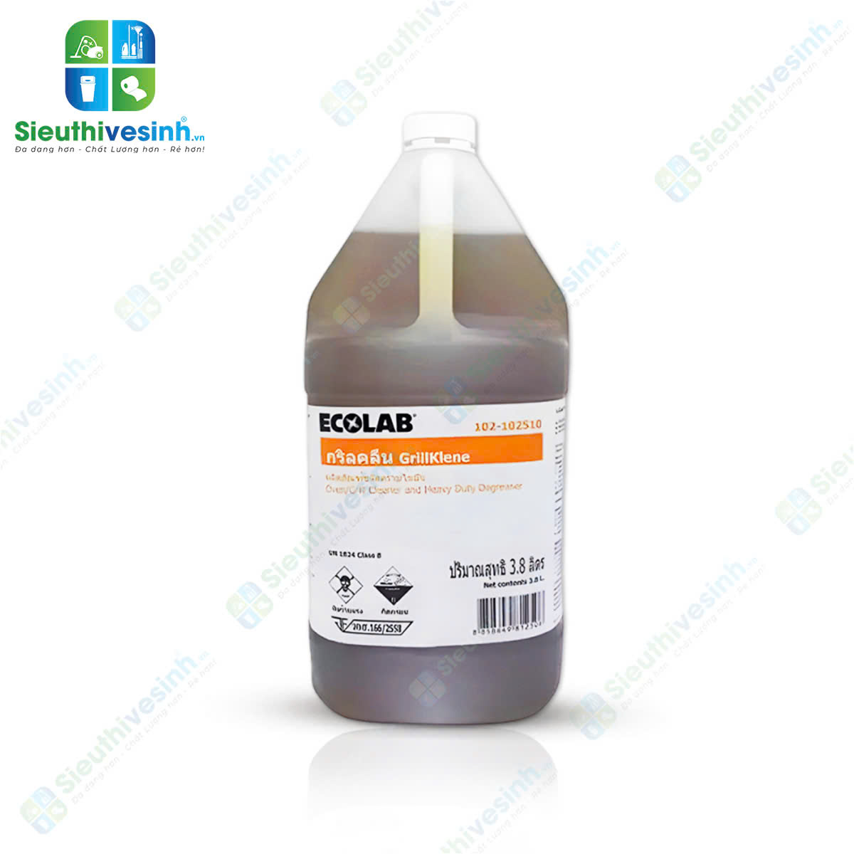 Chất tẩy rửa lò nướng Ecolab Grillklene 4X3.8LT