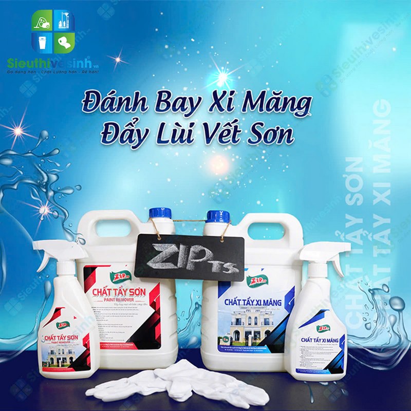 Chất tẩy xi măng Zippro 5lít - Hình 3