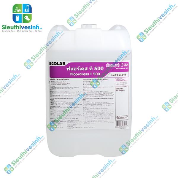 Chất vệ sinh thảm và vải bọc Ecolab Floordress T 500 10 LT