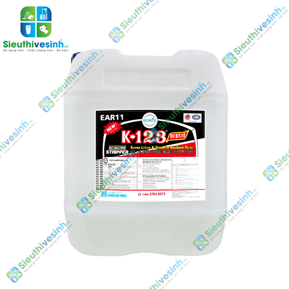 Chế phẩm bóc tẩy sàn đậm đặc Ear11 K-123 can 18.75L