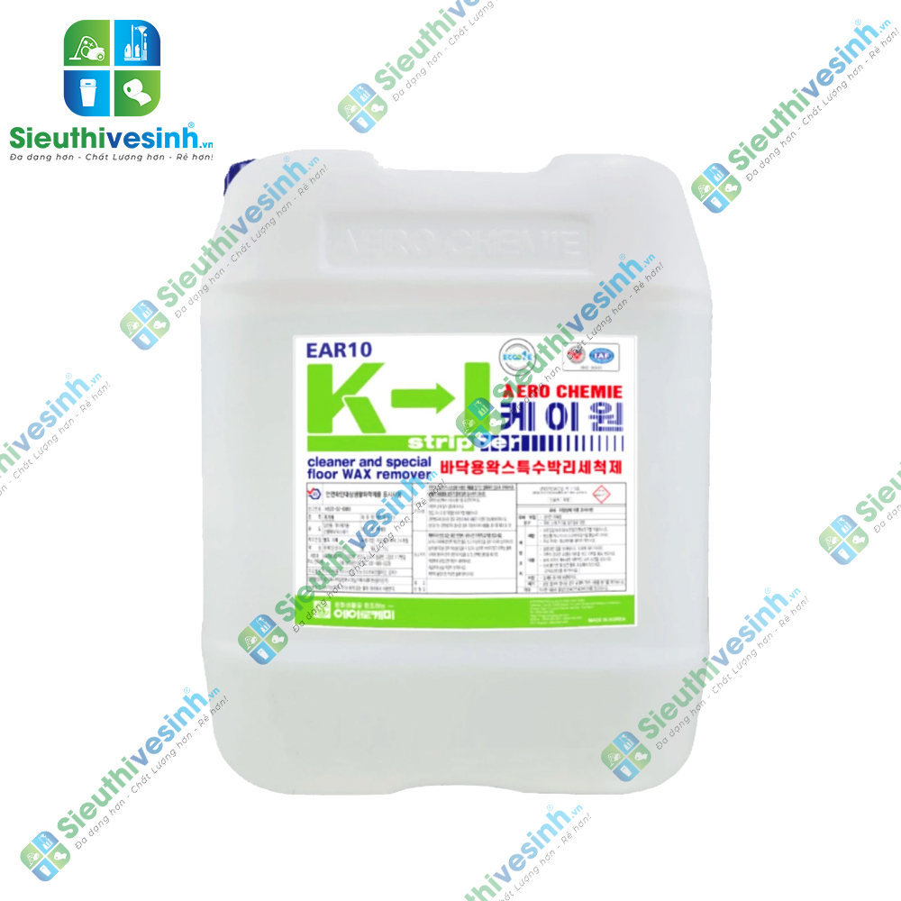 Chế phẩm bóc tẩy sàn tiêu chuẩn Ear10 K-1 can 3.75L