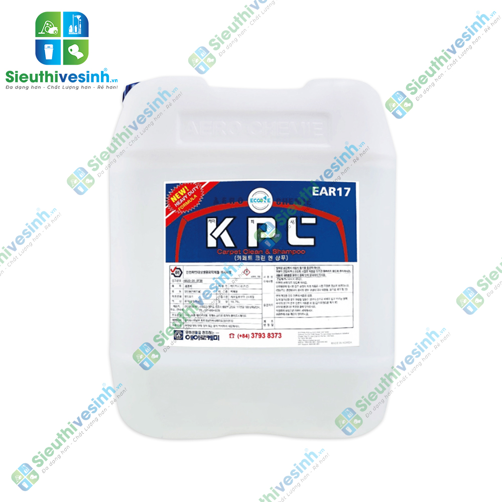 Chế phẩm giặt thảm cao cấp Ear17 KPC can 18.75L