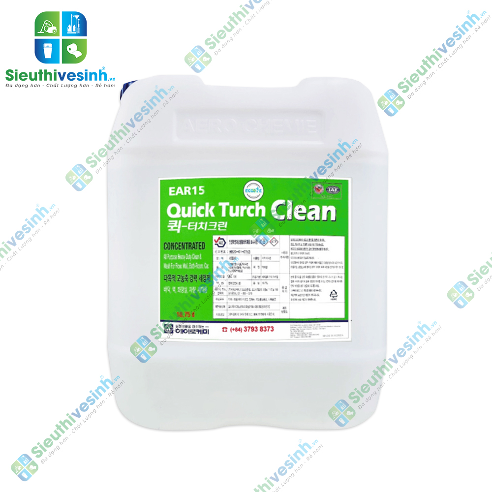 Chế phẩm làm sạch đa năng Ear15 Quick-Touch Clean can 18.75L
