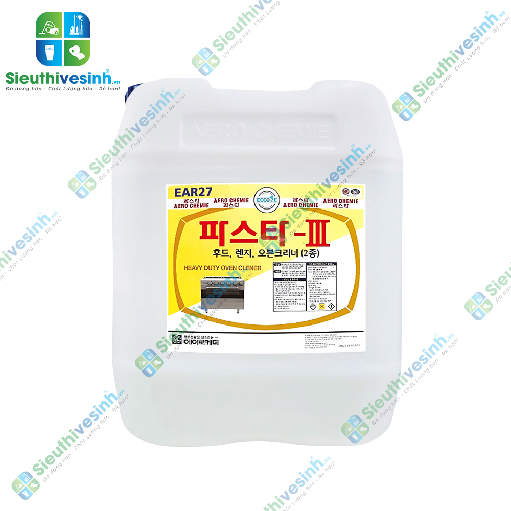 Chế phẩm tẩy rửa dầu mỡ nhà bếp Ear27 Pasta III can 18.75L