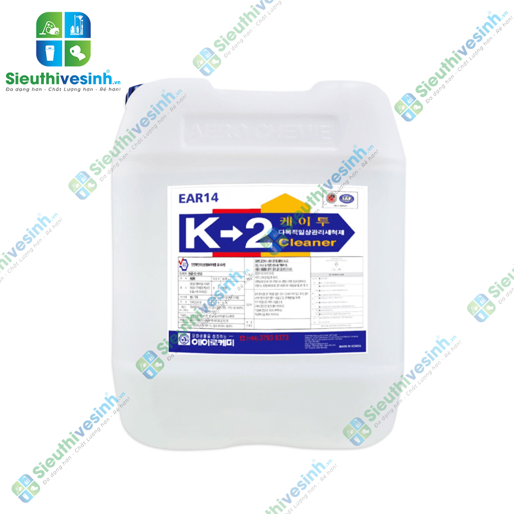 Nước lau sàn đa năng Ear14 K-2 can 3.75L