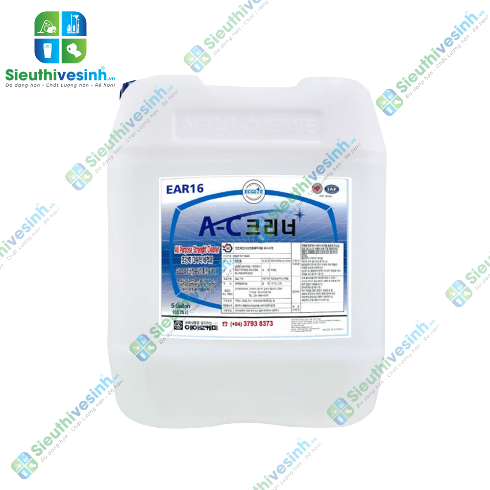 Chế phẩm tẩy rửa dầu mỡ Ear16 A-C Cleaner 18.75L
