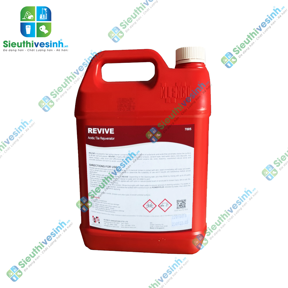 Hóa chất tẩy rửa xi măng Klenco Revive can 5 lít