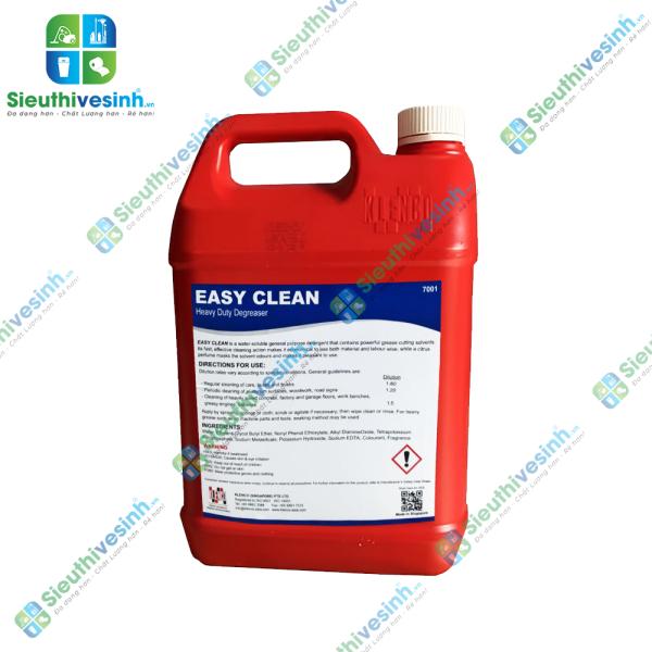 Dung dịch tẩy dầu mỡ, màu, mùi Easy Clean 5 lít
