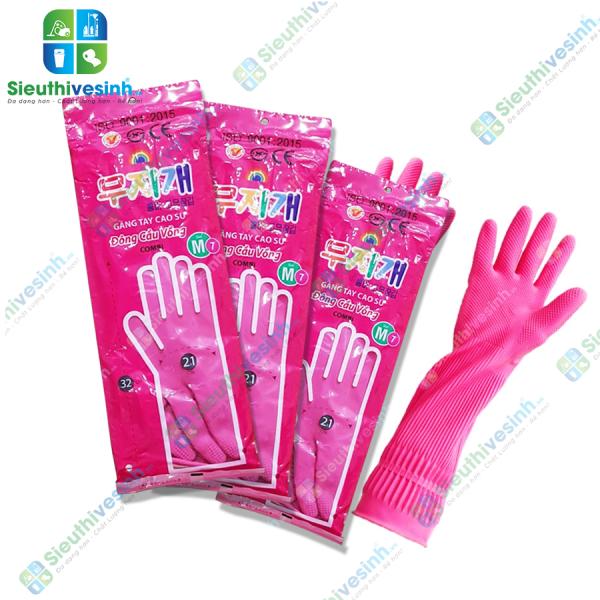 Găng tay cao su Đông Cầu Vồng Size M