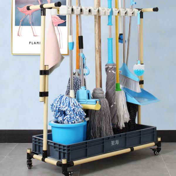 Giá treo cây lau nhà, dụng cụ làm vệ sinh, treo trưng bày FH1012B