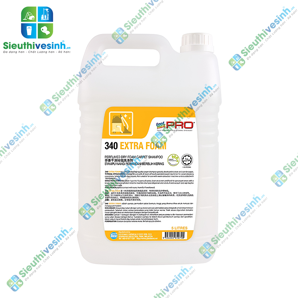 Hóa chất giặt thảm Goodmaid PRO GMP 340 loại 5L