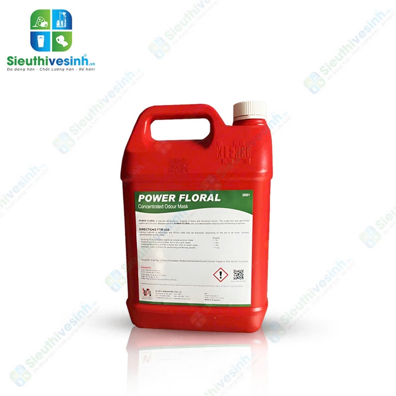 Hóa chất lau sàn khử mùi Klenco Power Floral 5L