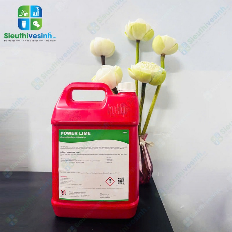 Hóa chất lau sàn khử mùi sát trùng Klenco Power Lime 5L - Hình 3