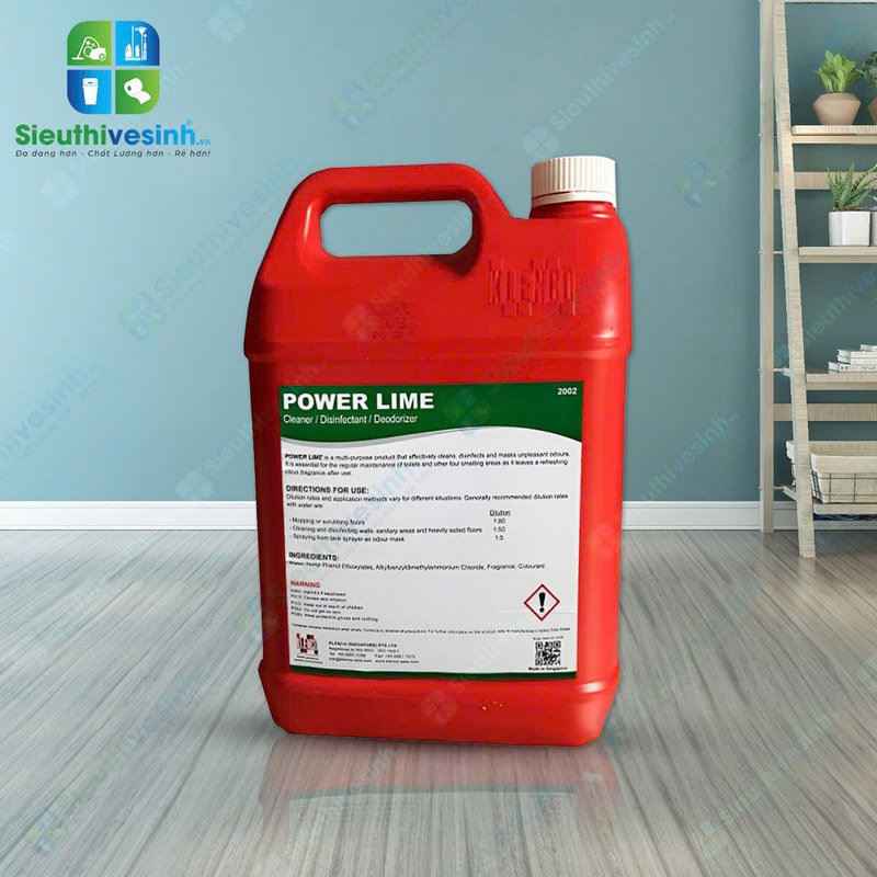 Hóa chất lau sàn khử mùi sát trùng Klenco Power Lime 5L - Hình 4