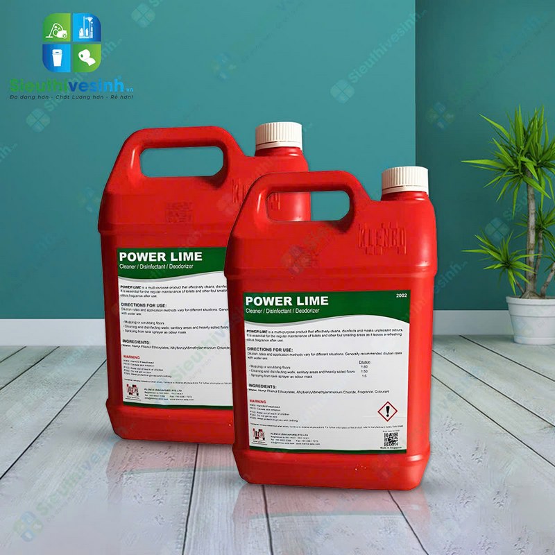 Hóa chất lau sàn khử mùi sát trùng Klenco Power Lime 5L - Hình 6