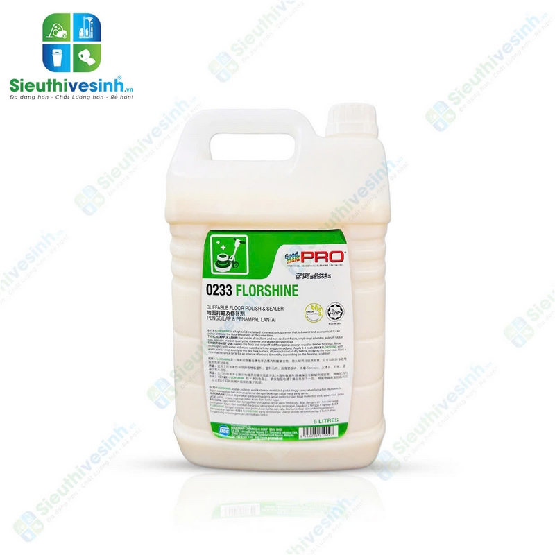 Hóa chất phủ bóng sàn gỗ Goodmaid PRO Florshine 0233 - 5L
