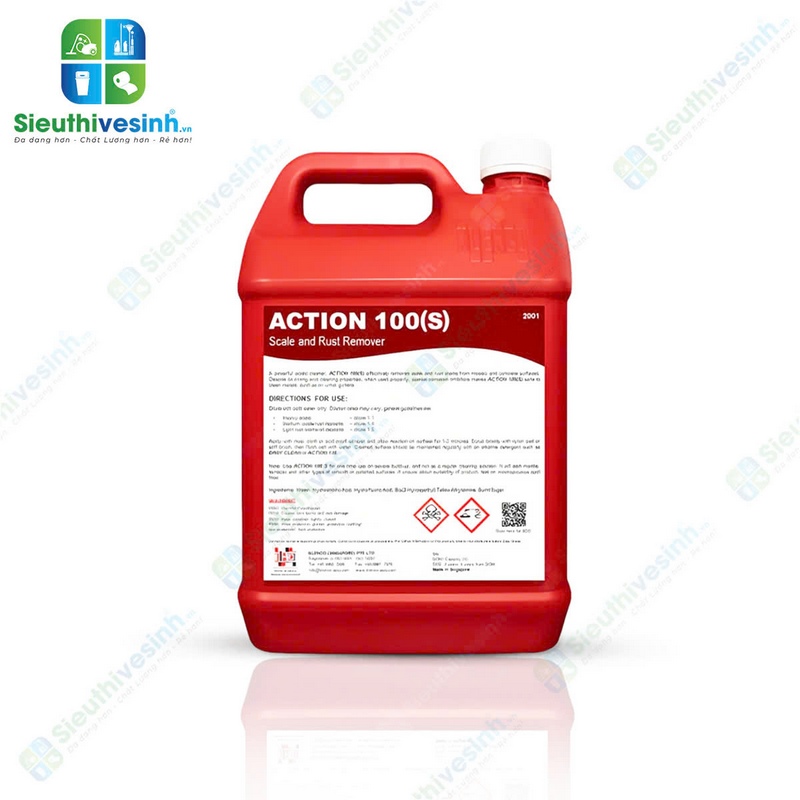 Hóa chất tẩy vết rỉ sét Klenco Action 100s 5L