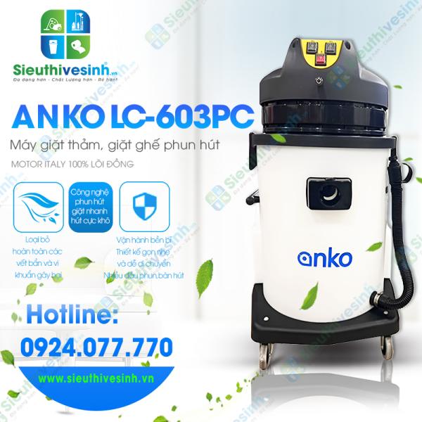 Máy giặt thảm, giặt ghế phun hút Anko LC-603PC