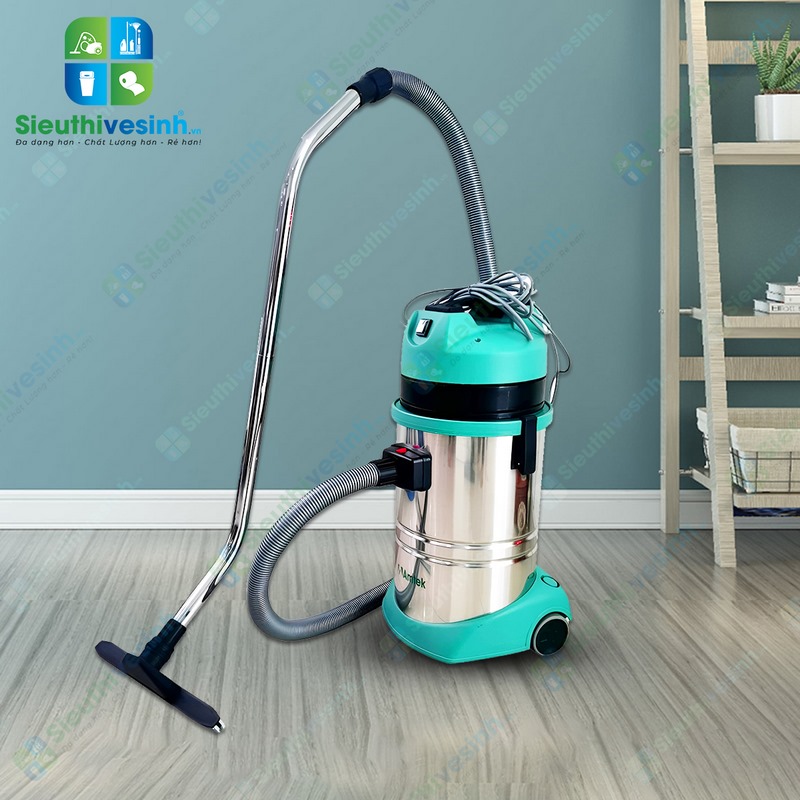 Máy hút bụi Amtek AT-301P thùng inox