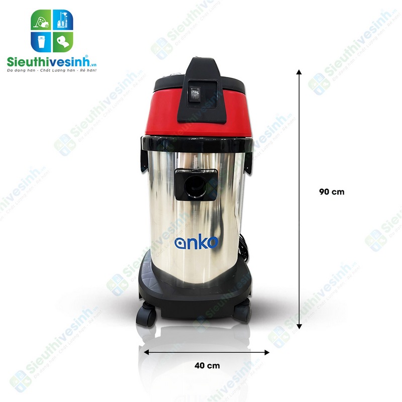 Máy hút bụi Anko AS30 màu đỏ - Hình 3