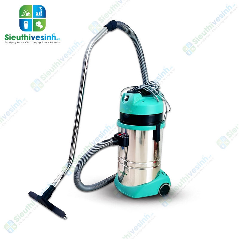 Máy hút bụi khô ướt Amtek AT-301P thùng inox