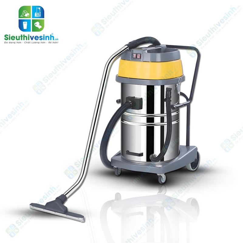 Máy hút bụi khô ướt Anko BF502 70lít 2 motor thùng Inox