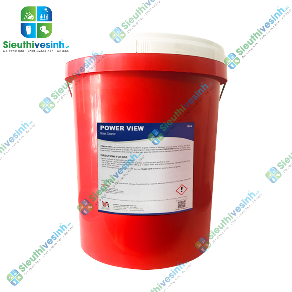 Nước lau kính Klenco Power View 20 lít