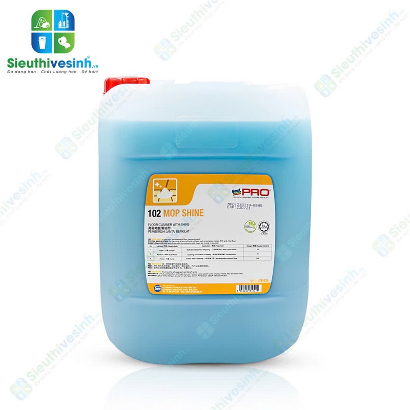Nước lau sàn Goodmaid Pro GMP 102 Mop Shine 20L