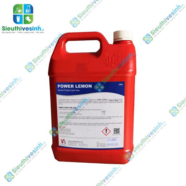 Nước lau sàn mùi chanh Power Lemon 5 lít