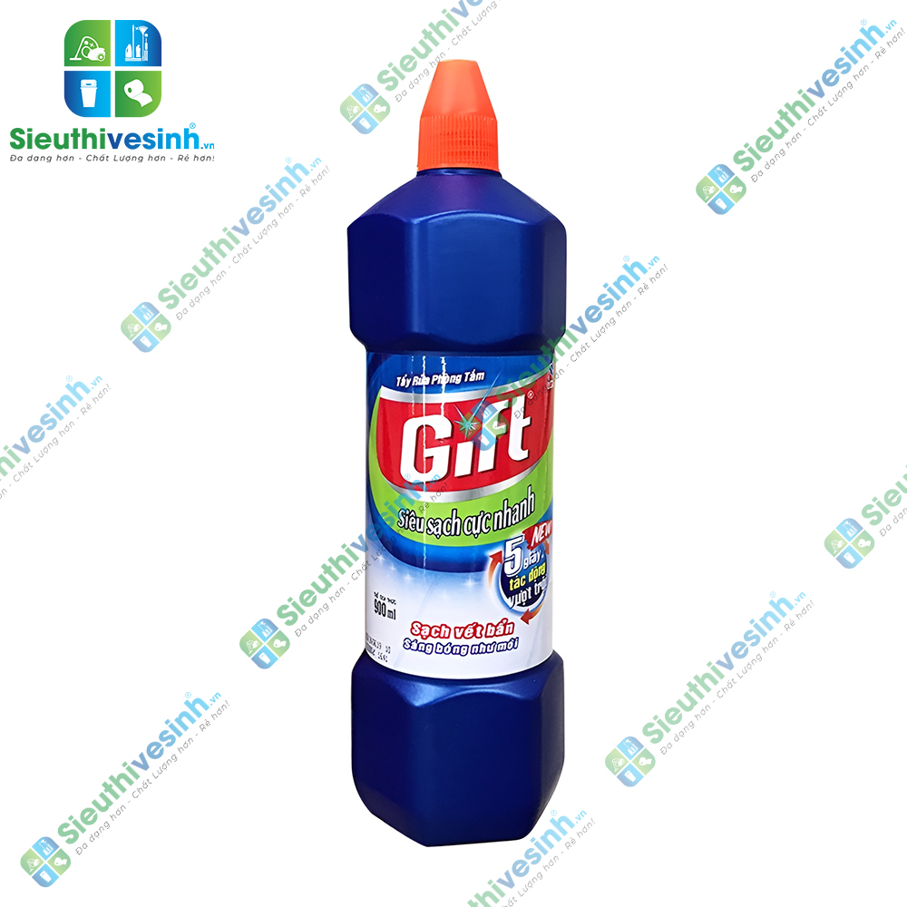 Nước tẩy nhà tắm Gift đậm đặc 900ml