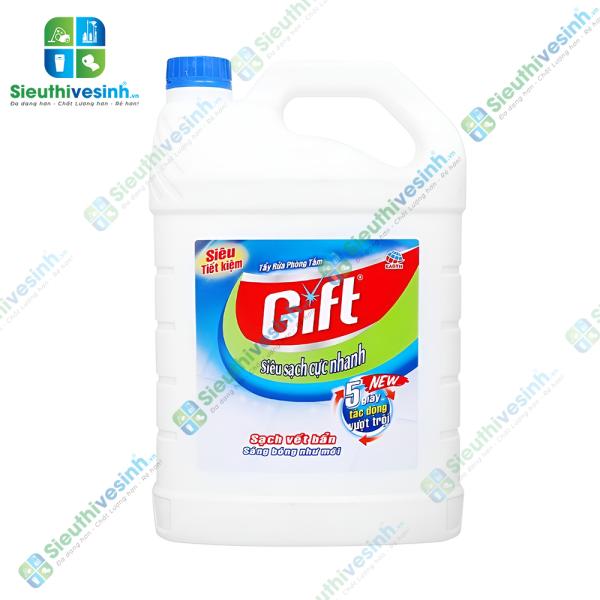 Nước tẩy nhà tắm Gift đậm đặc siêu sạch 3.8kg
