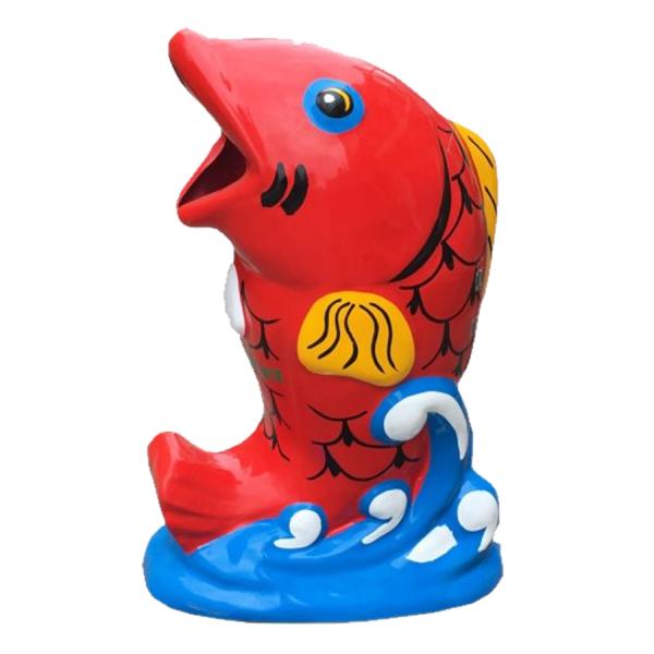 Thùng rác cá chép