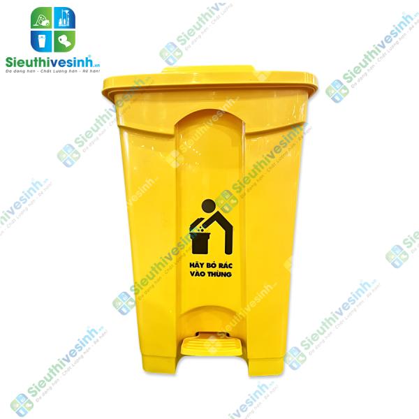 Thùng rác đạp chân 70L