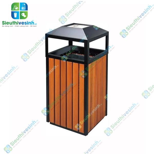 Thùng rác công cộng A78-A Màu Cam