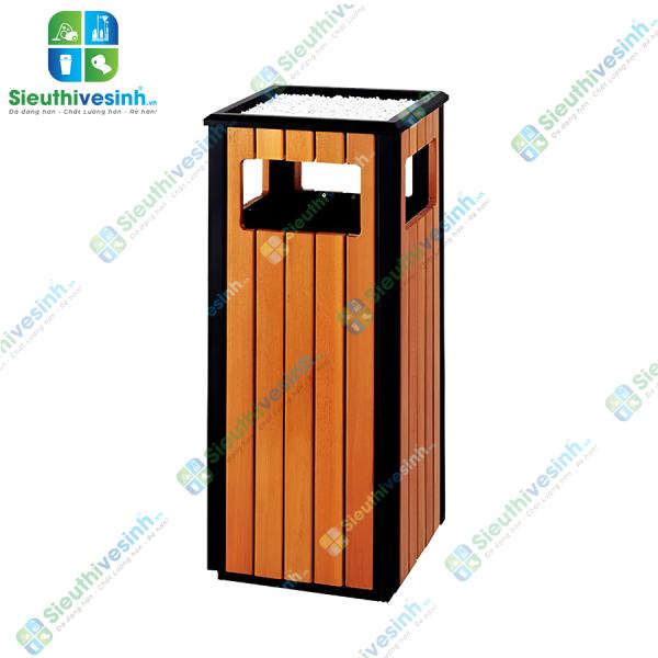 Thùng rác công cộng A78-N Màu Cam