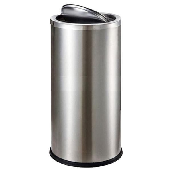 Thùng rác inox nắp lật loại 60 lít