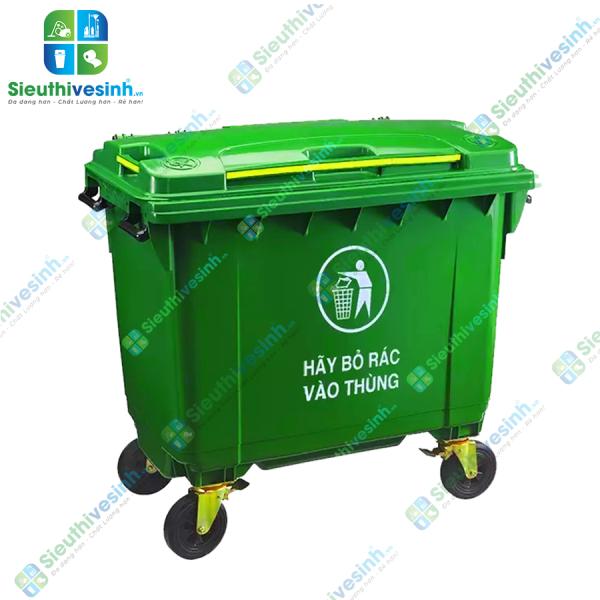 Thùng rác nhựa 660L