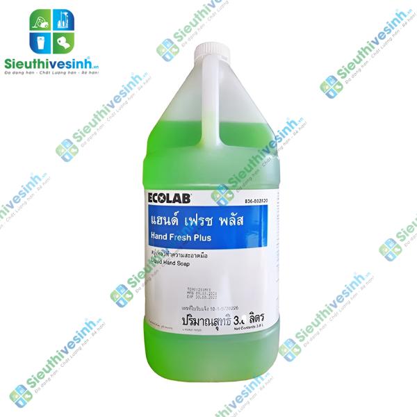 Xà phòng rửa tay Ecolab Hand Fresh Plus 4X3.8 LT