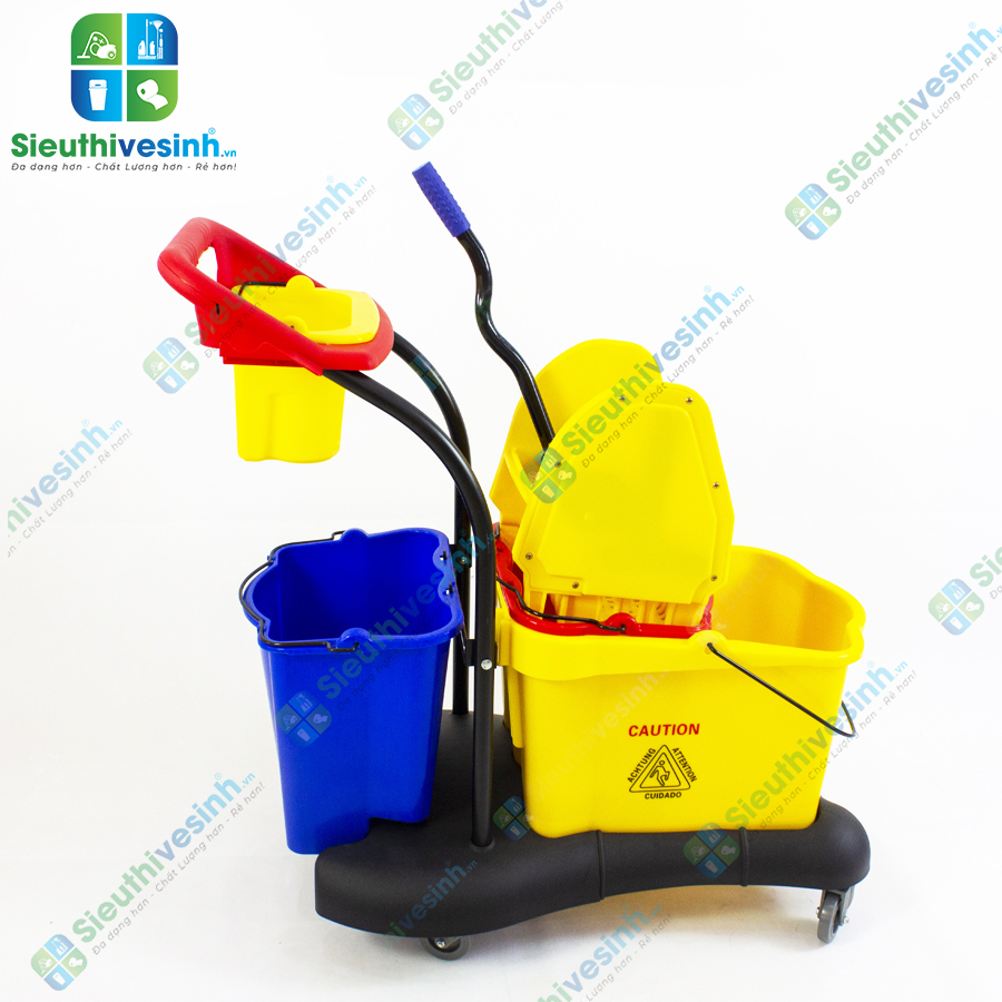 Xe đẩy vắt cây lau nhà HiClean HC086