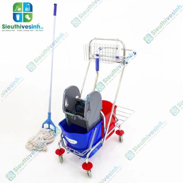 Xe đẩy vắt cây lau nhà HiClean HC087