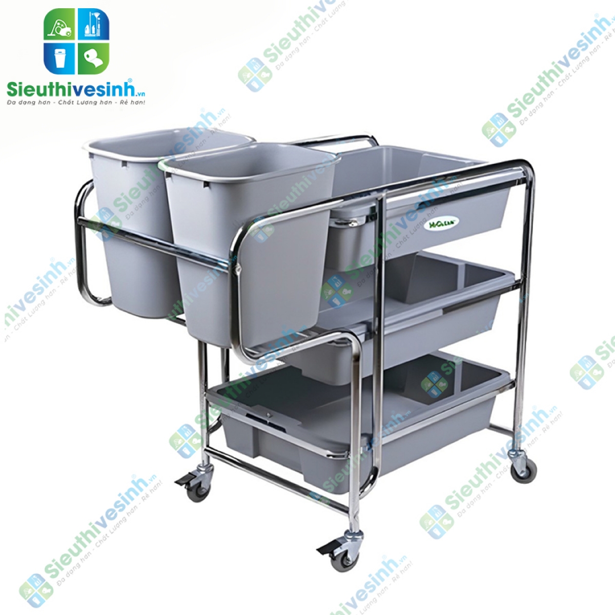 Xe thu gom đồ bẩn HiClean HC168