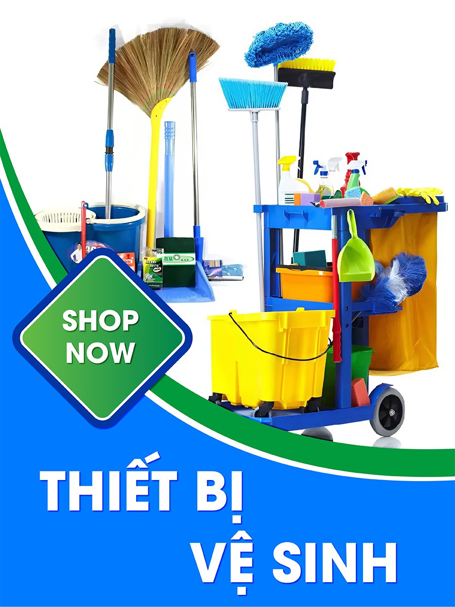 banner dọc thiết bị vệ sinh