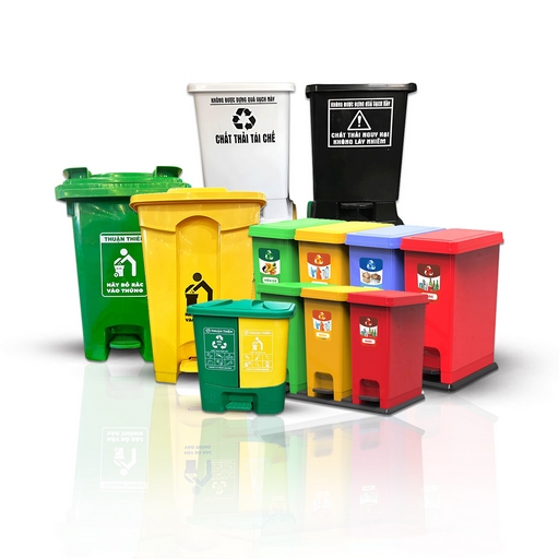 Thùng rác đạp chân