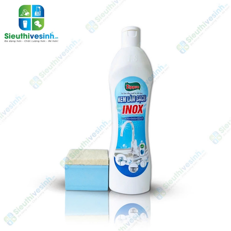 Kem làm sạch inox Zippro 500ml
